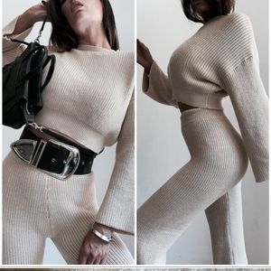 INDAH 2 PC KNIT SET CULT GAIA JACQUEMUS MAJORELLE